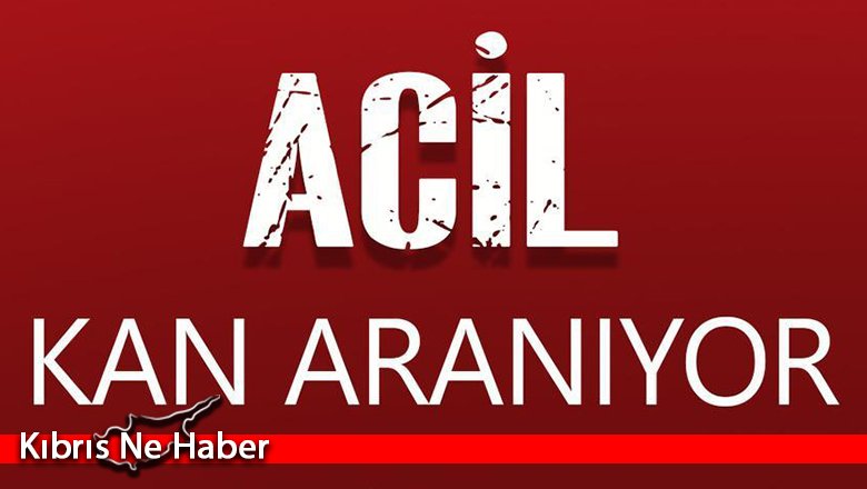 6 ünite kan aranıyor