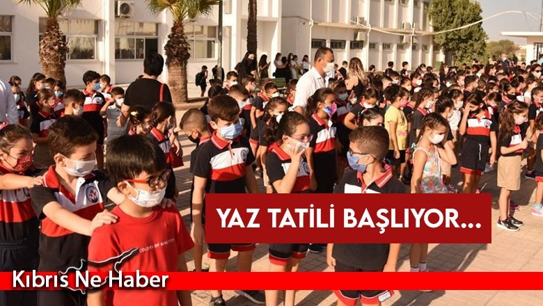 Yaz tatili başlıyor...