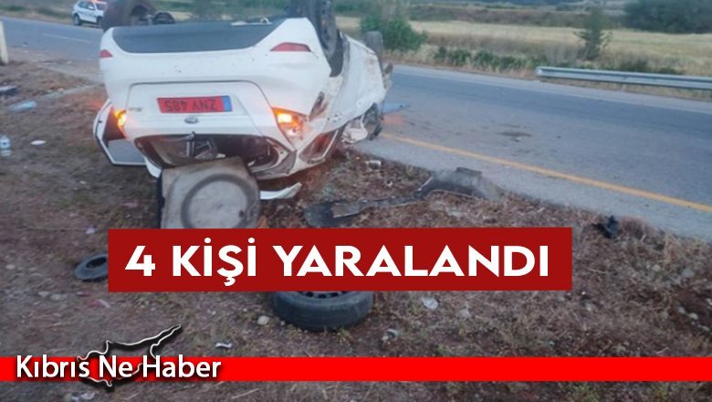 Lefkoşa-Güzelyurt yolunda kaza