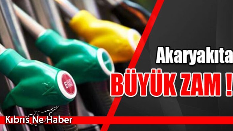 Akaryakıta yapılan okkalı zam, bugün yürürlüğe girdi
