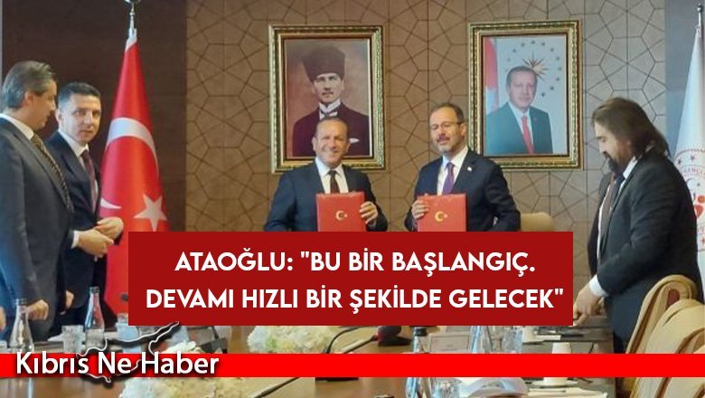 Ankara'da bir protokol daha imzalandı!