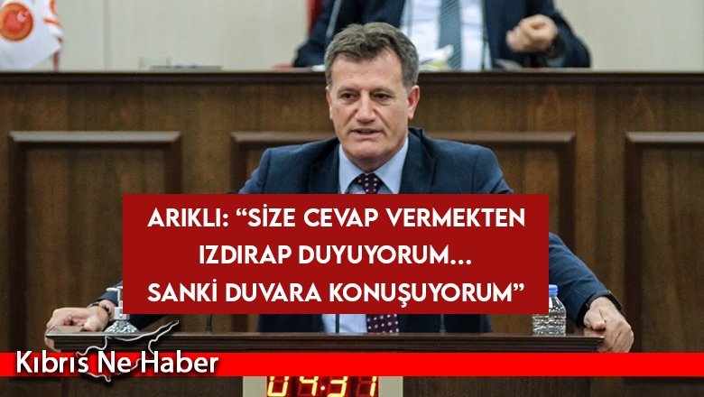 Arıklı: “Size cevap vermekten ızdırap duyuyorum… Sanki duvara konuşuyorum”