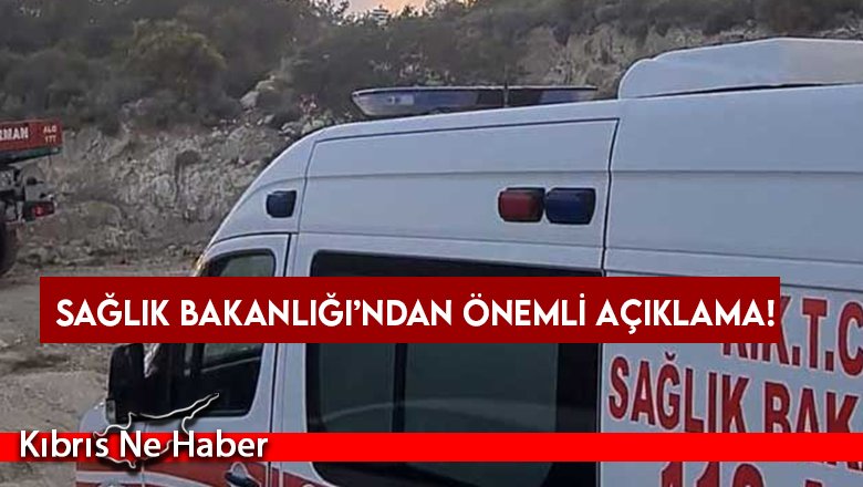 Sağlık Bakanlığı’ndan önemli açıklama!
