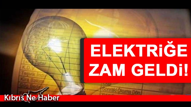 Elektrik ücretlerine zam!