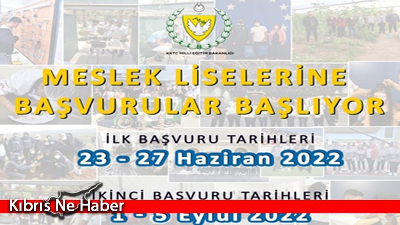 Meslek liselerine başvurular başlıyor