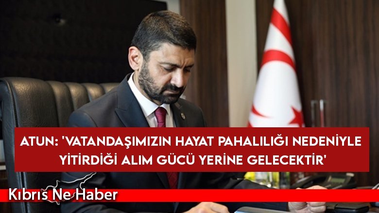 Maliye Bakanı Sunat Atun’dan Kurban Bayramı mesajı…