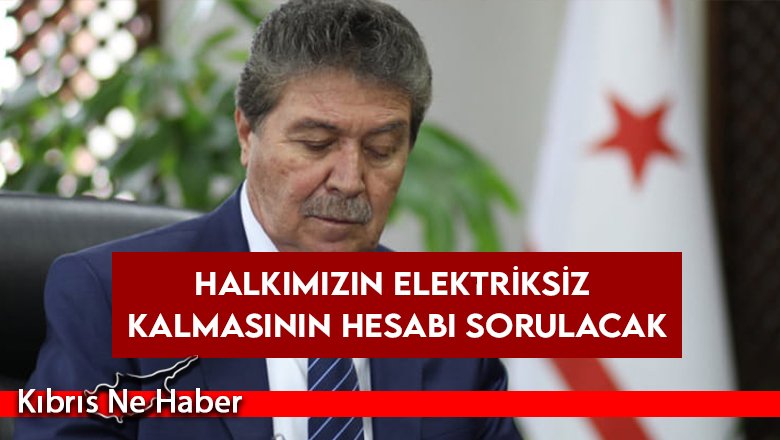 Üstel: Yaşanan elektrik kesintilerinin baş müsebbibi "Sideral Denizcilik adlı firmadır"