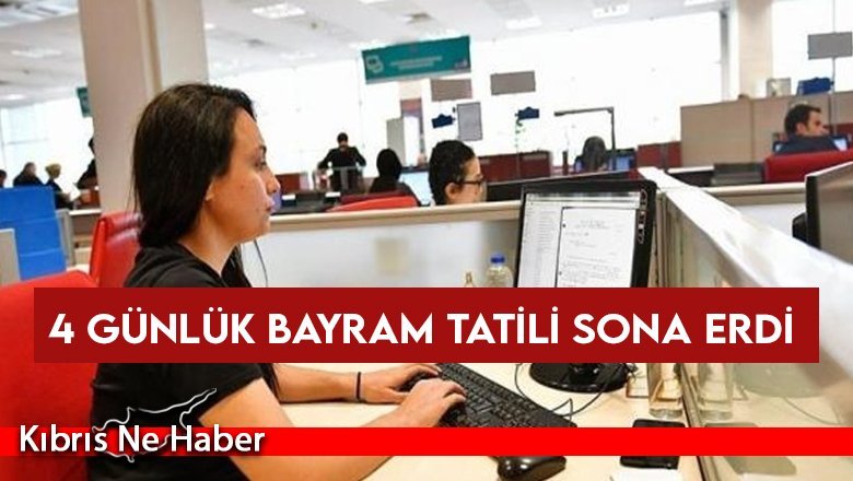 4 günlük bayram tatili sona erdi