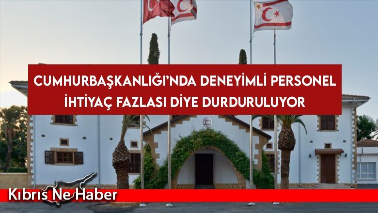 Cumhurbaşkanlığı’nda deneyimli personel ihtiyaç fazlası diye durduruluyor