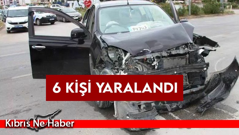 Türkiye'de KKTC plakalı araç kaza yaptı