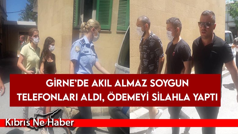 Girne’de akıl almaz soygun