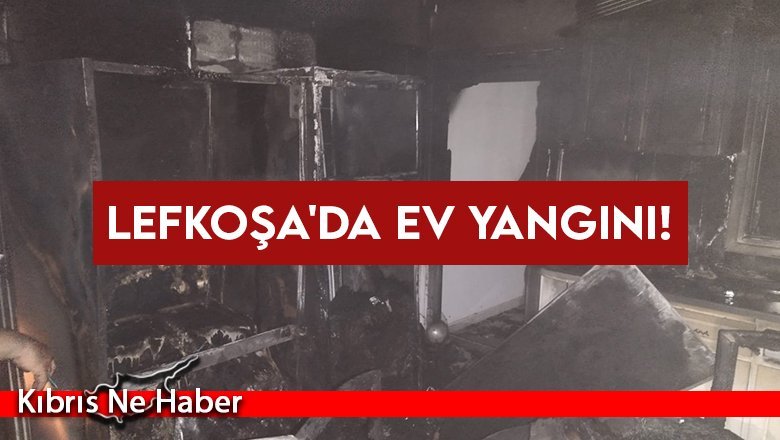 Lefkoşa'da ev yangını!