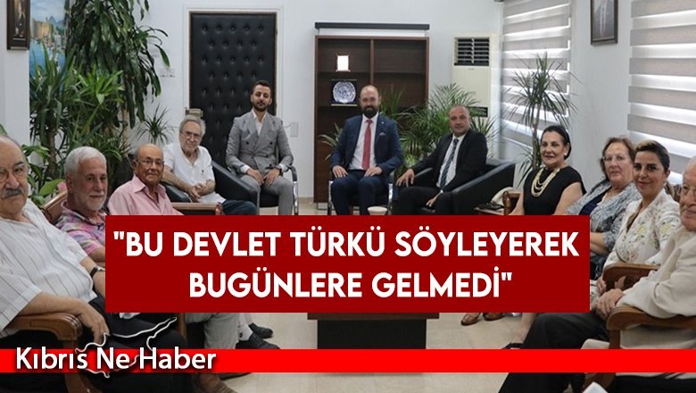 "Bu devlet türkü söyleyerek bugünlere gelmedi"