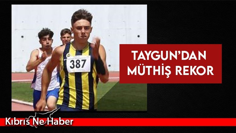 Taygun’dan müthiş rekor