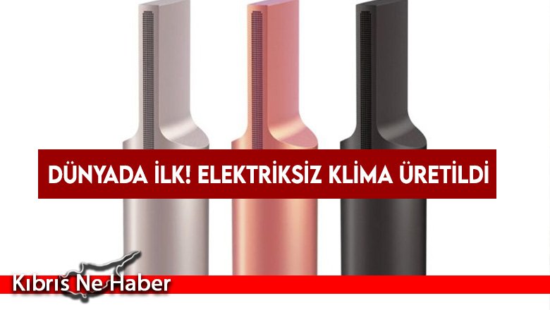 Elektriksiz klima üretildi