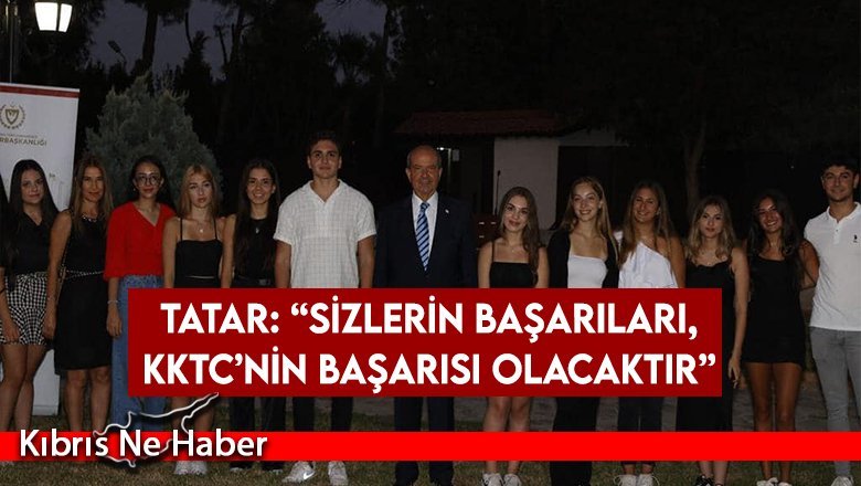 Tatar, yurt dışında öğrenim görecek gençlerle bir araya geldi