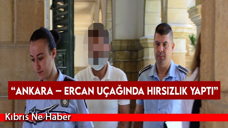 KKTC'ye gelmeden hırsızlık yaptı!