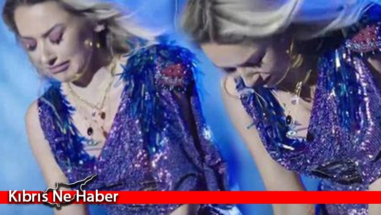 Hadise şarkı söylerken ağlamaya başladı! Şarkıya devam edemedi