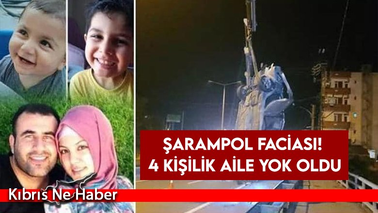Şarampol faciası! 4 kişilik aile yok oldu