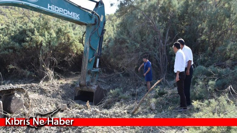 Değirmenlik-Çataldere Göleti ile Tatlısu Sulama Göleti'nin ıslah çalışmaları başladı