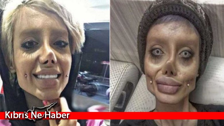 Zombi Angelina gerçek yüzünü paylaştı: Hiç estetik yaptırmadım