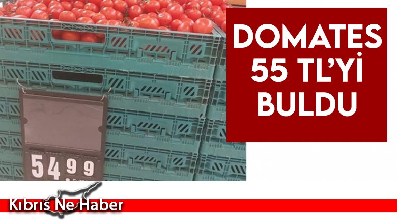 Domates 55 TL’yi buldu