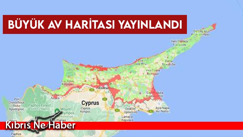 Büyük av haritası yayınlandı