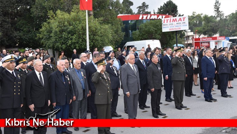 Atatürk Gazimağusa’da da törenle anıldı