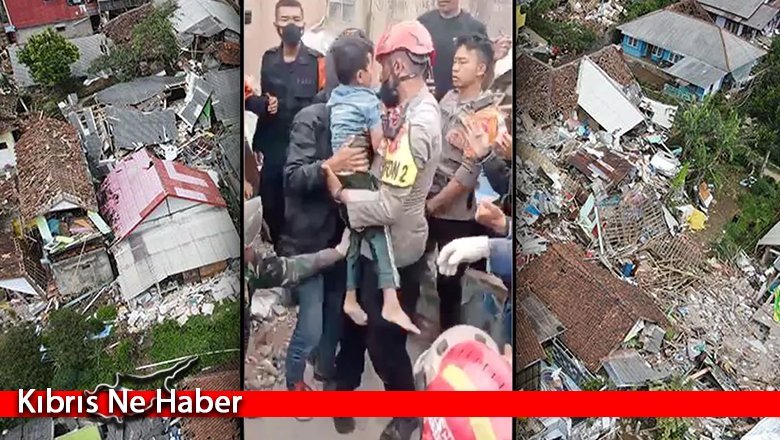 Yüz çocuğun öldüğü Endonezya depreminden 2 gün sonra enkaz altından çıkan gözyaşlı sevinç