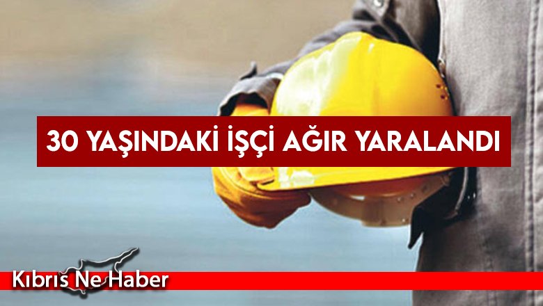 Hamitköy’de iş kazası, bir işçi ağır yaralandı