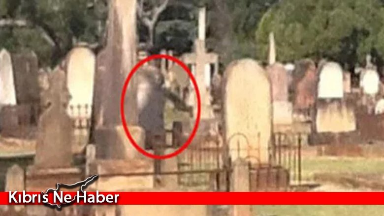 Tüyler ürpertti! Hayalet mi ağaç gölgesi mi?