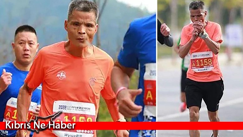"Chen Amca" 42 kilometrelik maratonu baştan sona sigara içerek tamamladı
