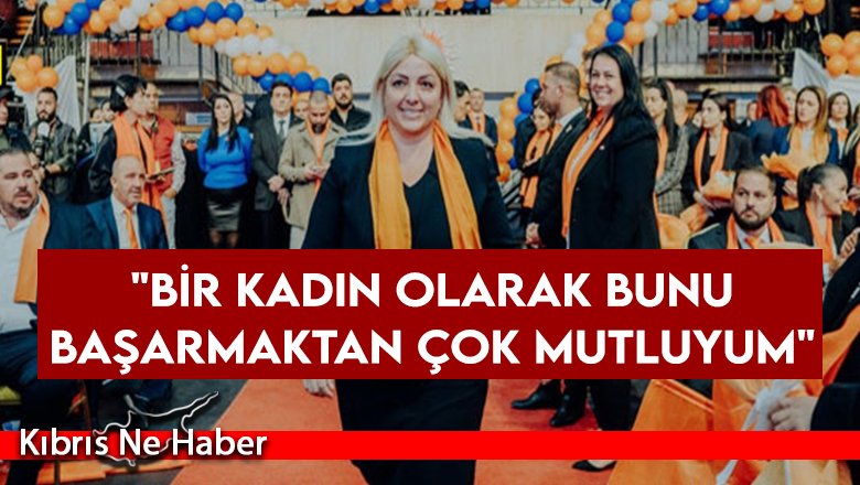 Tuğlu: "Bir kadın olarak bunu başarmaktan çok mutluyum"