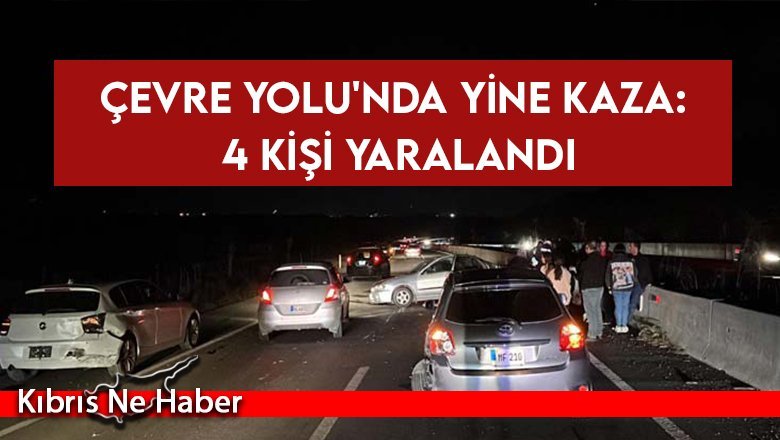 Çevre yolu'nda yine kaza: 4 kişi yaralandı