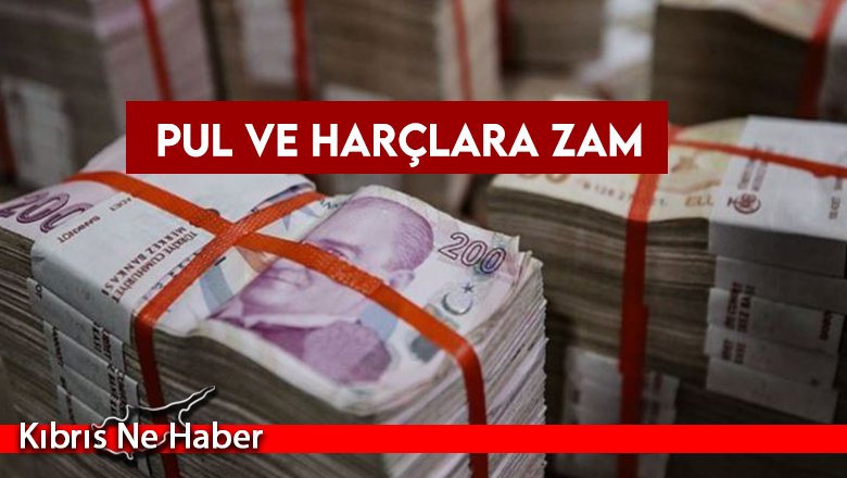 Pul ve harçlara zam