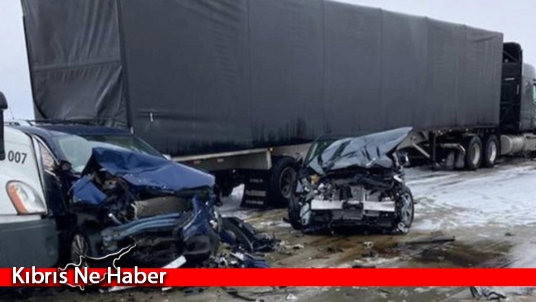 ABD'de 85 araç birbirine girdi: 21 yaralı