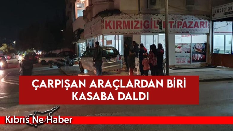 Göçmenköy’de iki araç çarpıştı… 