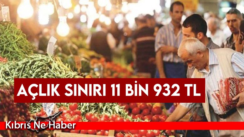 KTAMS: 31 Ocak itibarı ile açlık sınırı 11 bin 932 TL