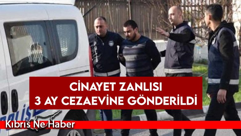 Cinayet zanlısı 3 ay cezaevine gönderildi