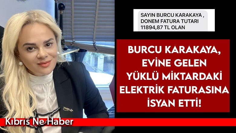 Karakaya, evine gelen yüklü miktardaki elektrik faturasına isyan etti!