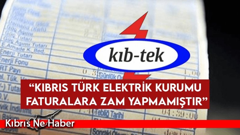 KIB-TEK Genel Müdür Vekili Aydın: ‘Gizli’ zam iddiaları asılsız