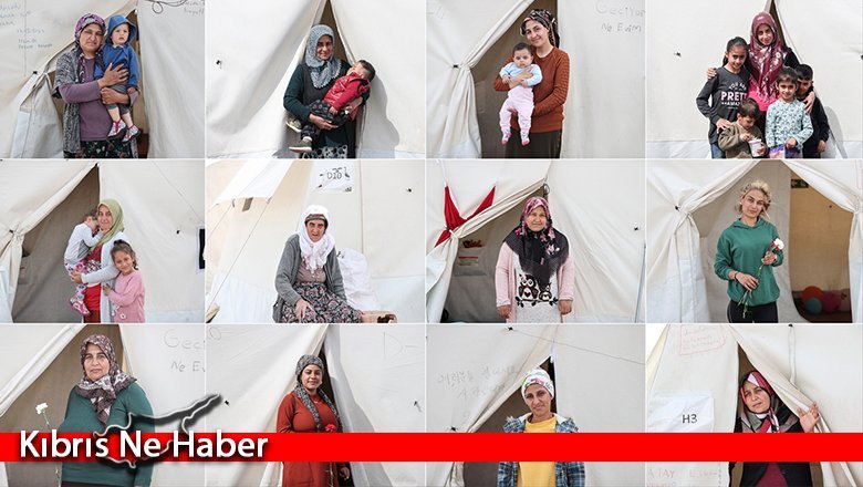 Hatay'da depremzede kadınlar umutlarını ayakta tutuyor