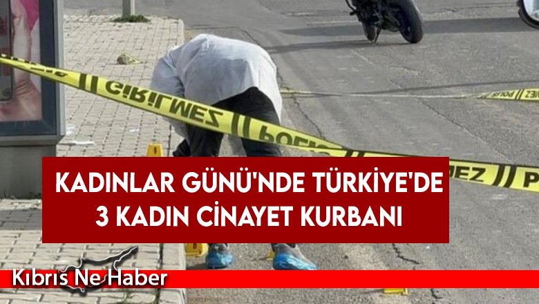 Kadınlar Günü'nde Türkiye'de 3 kadın cinayet kurbanı