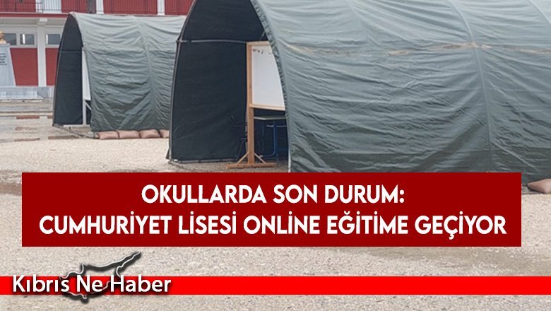 Okullarda son durum: Cumhuriyet lisesi online eğitime geçiyor
