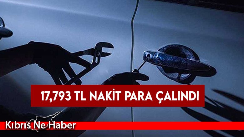 Park halindeki araçta hırsızlık!