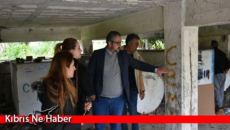 Girne Belediyesi riskli binalara yönelik çalışmaların devam ettiğini açıkladı