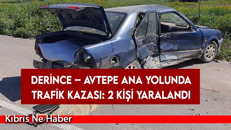 Derince – Avtepe ana yolunda trafik kazası: 2 kişi yaralandı