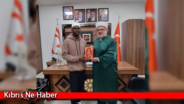 KKTC’de yaşayan Nijeryalı Goddesire müslüman oldu