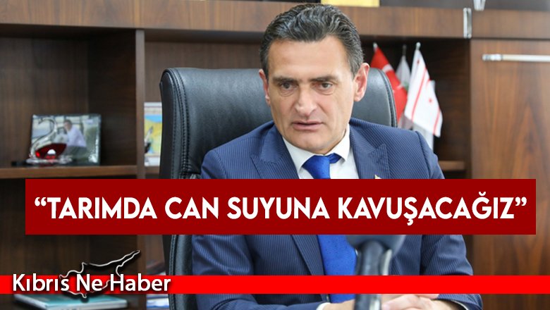 Dursun Oğuz: Anadolu’nun suyu KKTC’de kuraklığa çare olacak