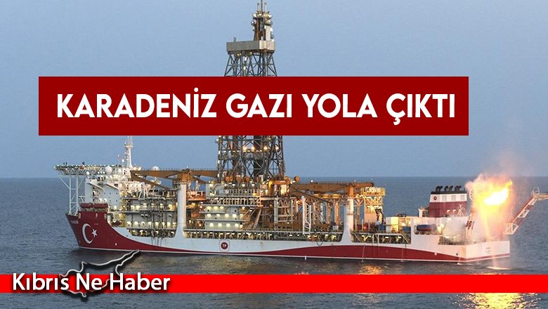Karadeniz gazı yola çıktı